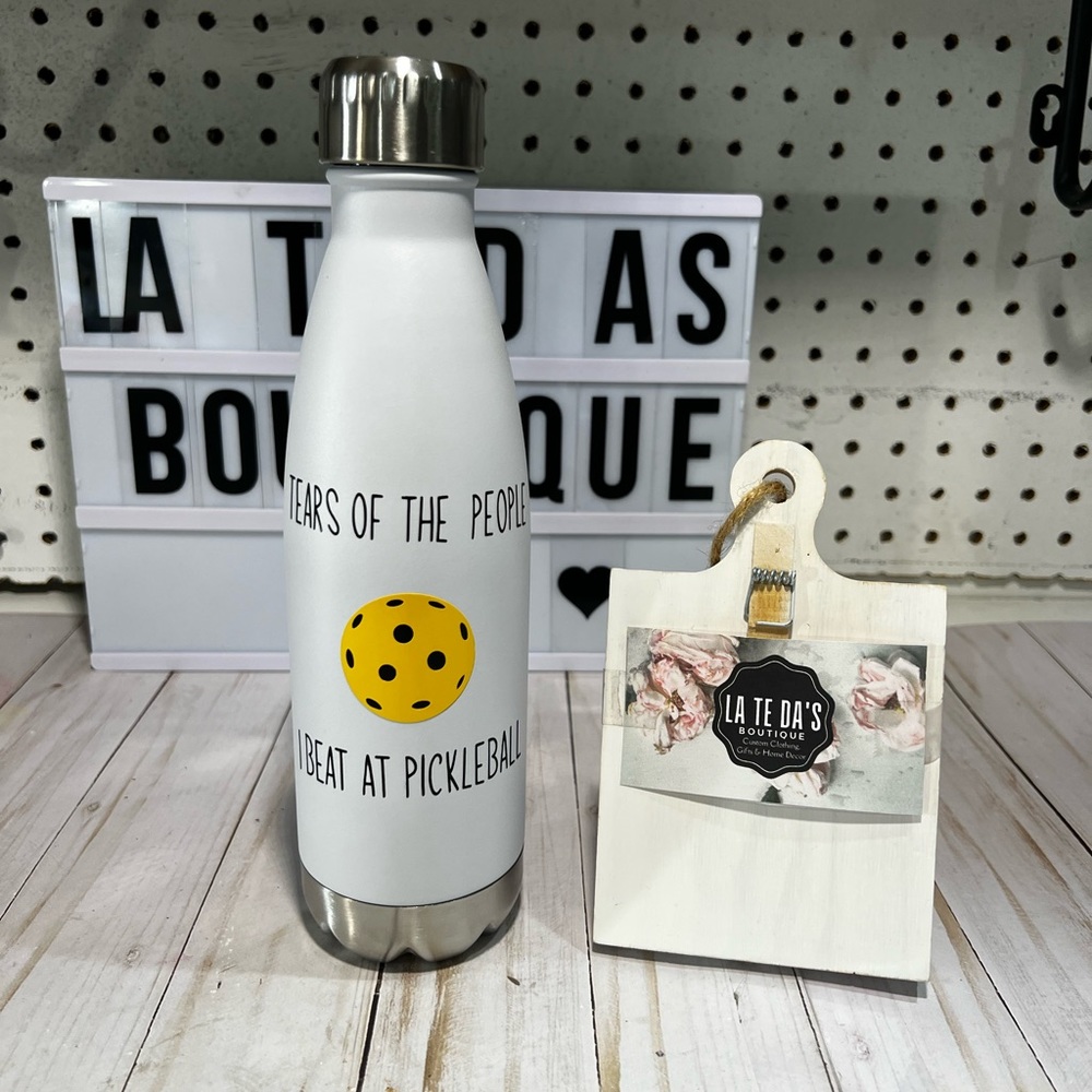 Tears of all of The People I Beat at Pickleball 17oz Water Bottle